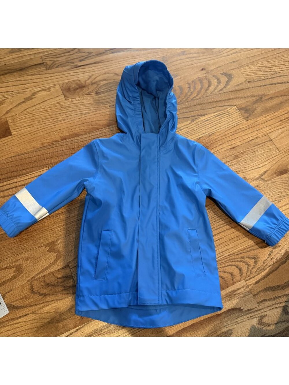 CAT & JACK KIDS BLUE RAIN JACKET COAT SIZE 12 MONTHS HOODED